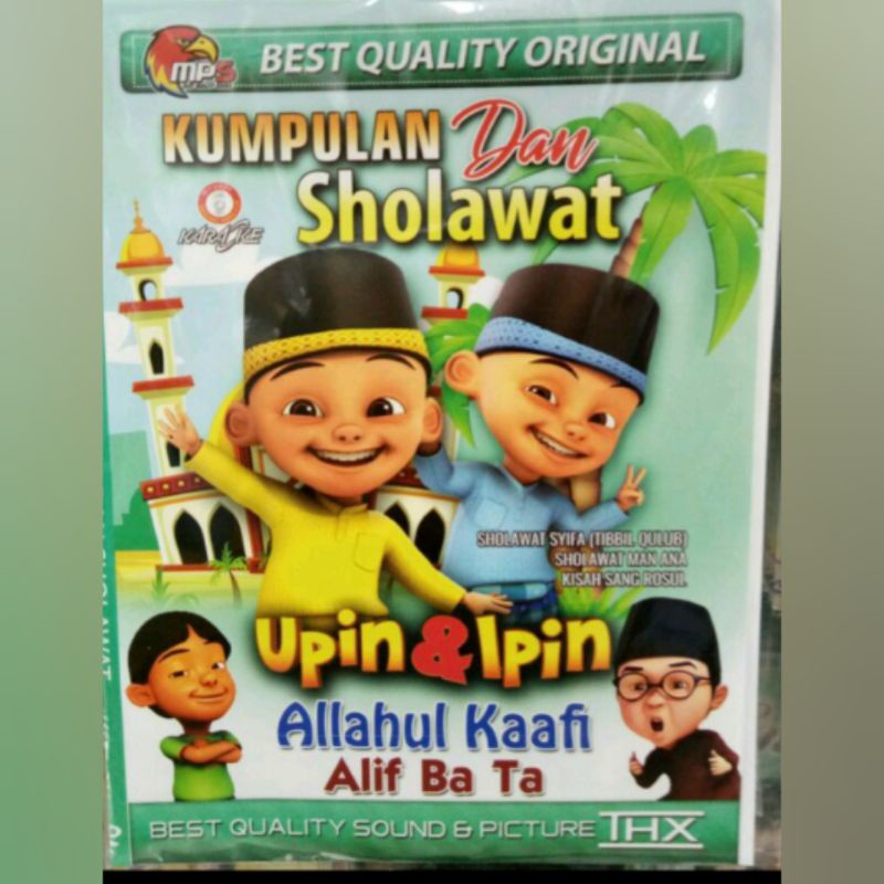 Kaset MP 5 KUMPULAN DOA SHOLAWAT UPIN &amp; IPIN ALLHULA KHAFI