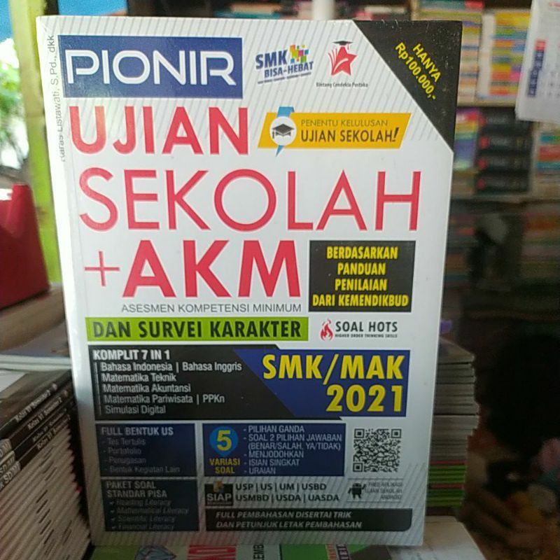 Ujian sekolah +AKM SMK 2020 dan 2021