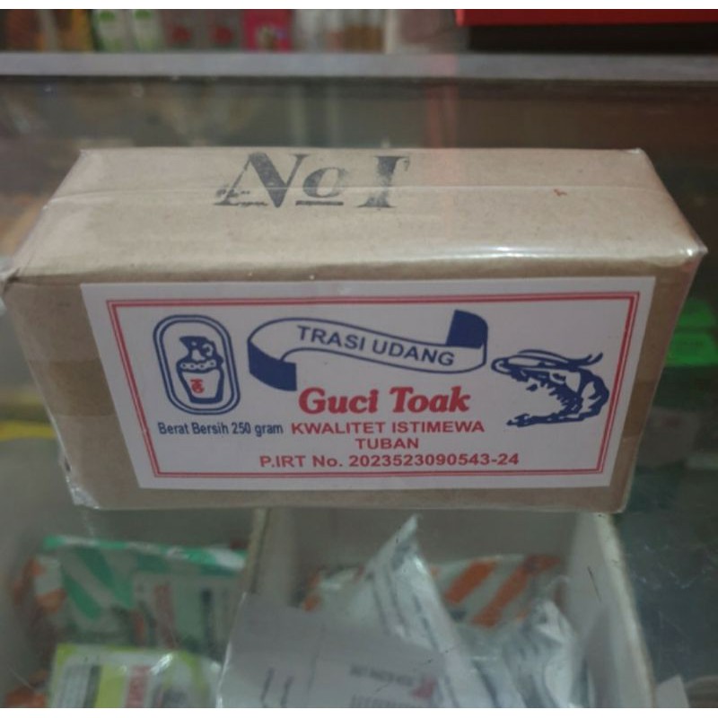 

TERASI UDANG GUCI TOAK / TRASI UDANG TUBAN 250 GR