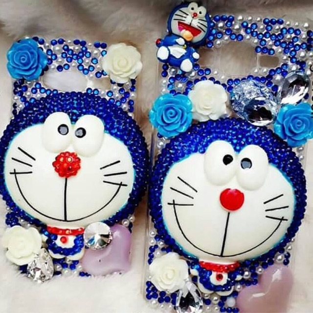 Custom case hard doraemon