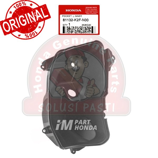 Original  Pocket L Inner Kiri Scoopy eSP LED K2F 2021 81132-K2F-N00  81132K2FN00 Jaminan 100% Asli H