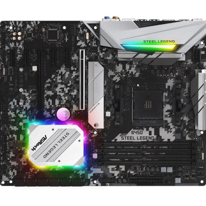 Motherboard Asrock - B450 Steel Legend Ryzen Am4 Atx Form Factor