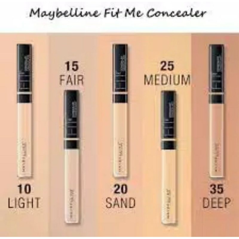 TERMURAH!!!Maybelline Fit Me Concealer Original - EXP 2024