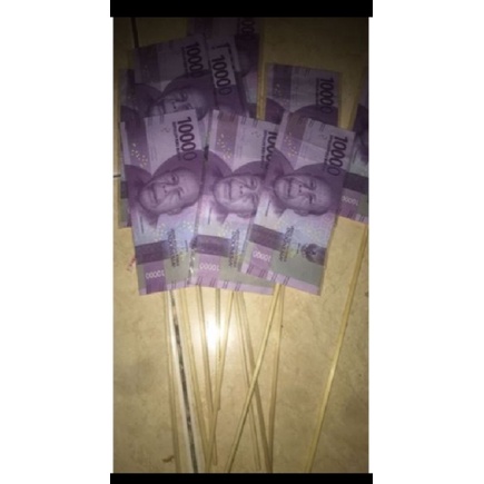 Tusukan Buket Uang / Lidi buket uang