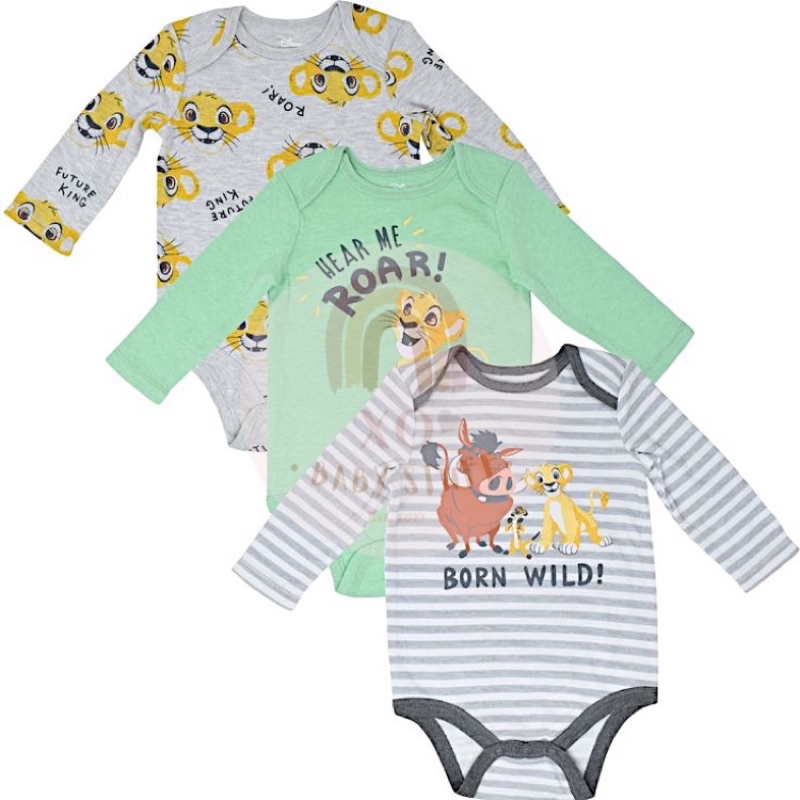 Jual Disney Baby Longsleeve Bodysuits 