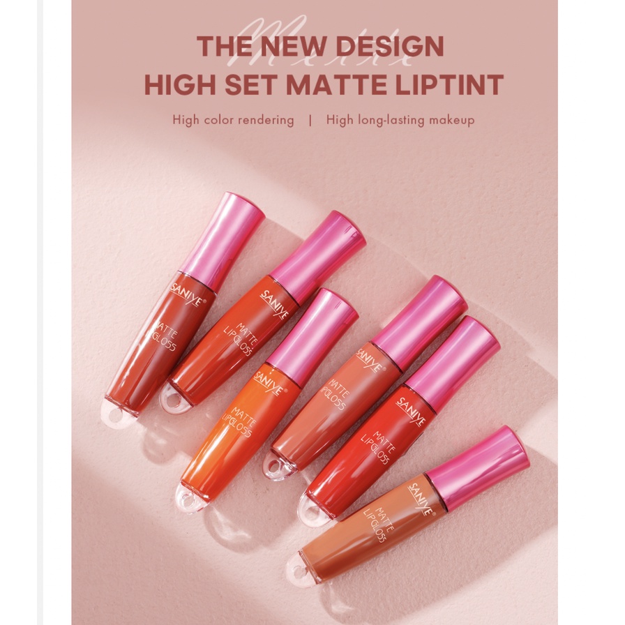 SANIYE Soft Matte Lip Gloss Lipstick Velvet Waterproof SA020