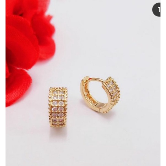 anting termurah motif full permata 2 baris