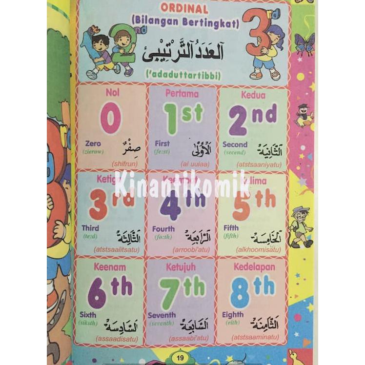 Buku Terbaik-Sale--4874Ar Buku Anak - Kamus 3 Bahasa Bergambar Indonesia - Inggris - Arab