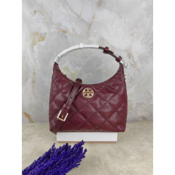 TB Willa mini hobo Claret