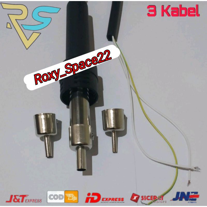 Termurah Gagang Blower Quick Analog 3 Kabel 850A | Blower 3 Kabel 850 + Mata Blower isi 3 Original