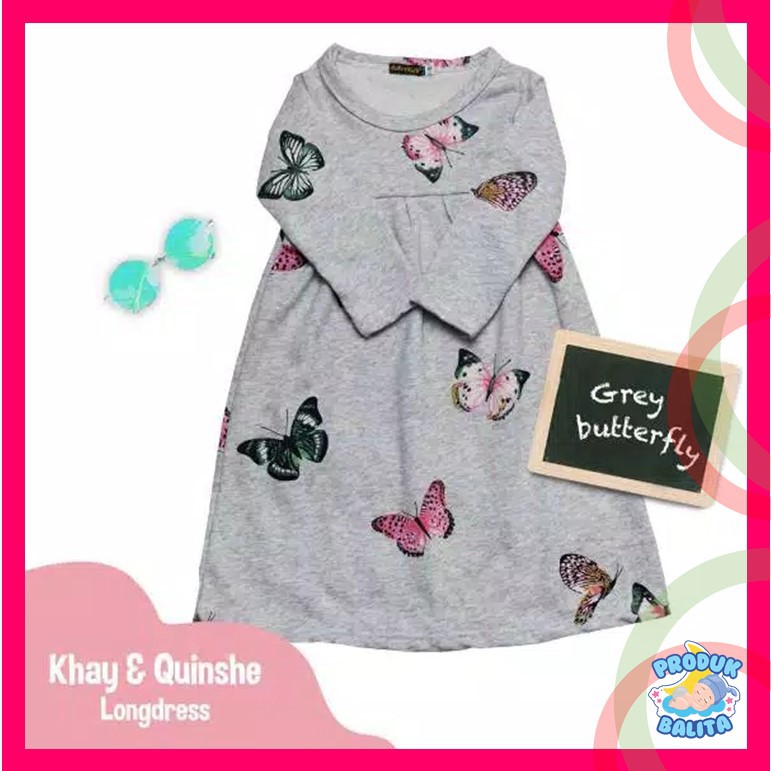 Gamis Anak Motif Kaos Printed Longdress Khay Quinshe Baju Ngaji