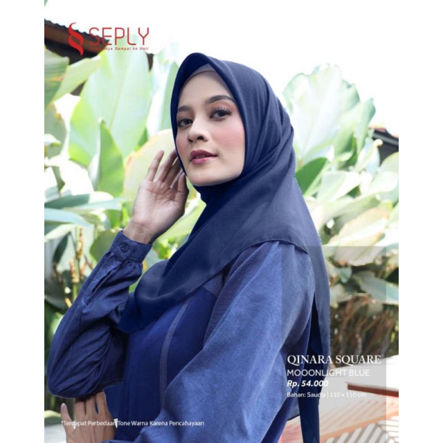 HIJAB SEGIEMPAT POLOS QINARA SQUARE
