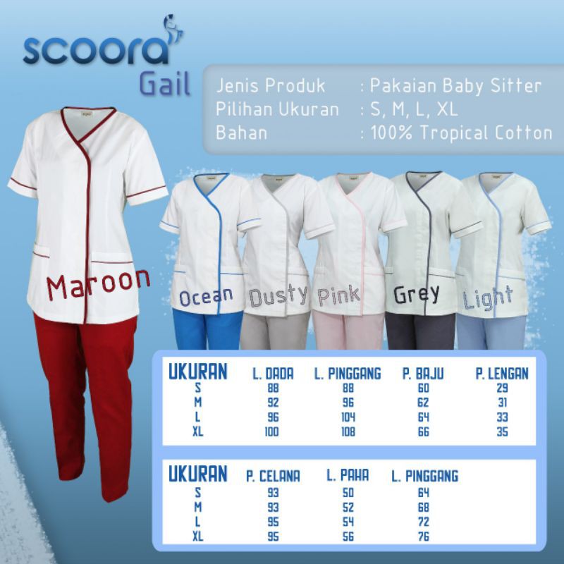 Scoora Freya Nanny - Baju Suster