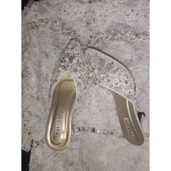 heels wedding/selop pengantin/wedding shoes/selop kondangan