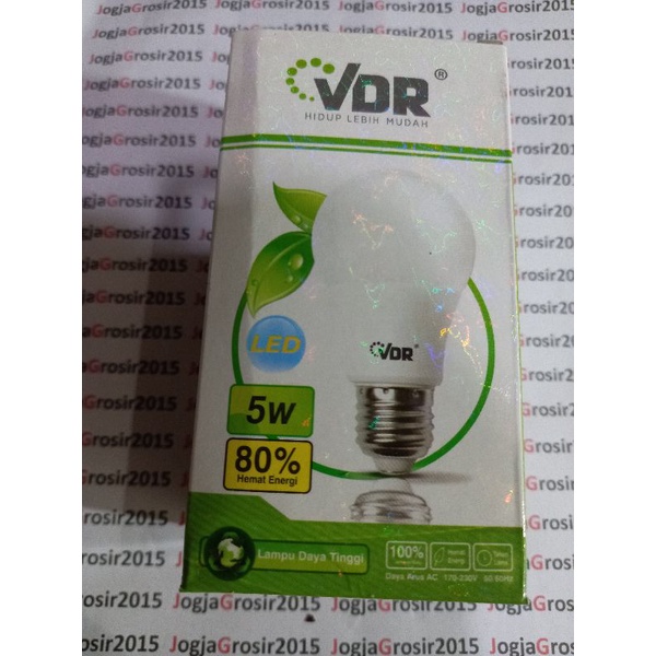 lampu led VDR bulb 5w