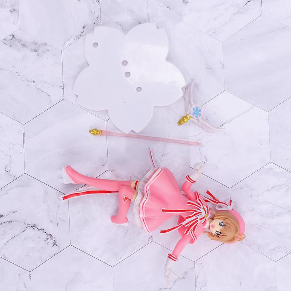 Agustina Captor Sakura Dekorasi Kue Model Figure Anime Lovely Tongkat Sihir Gadis