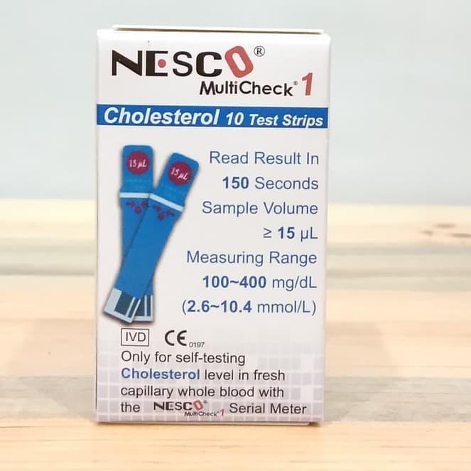 BEST SELLER Nesco Strip Kolesterol (10s) / Strip untuk Test kolesterol /stik kolesterol Strip Kolest