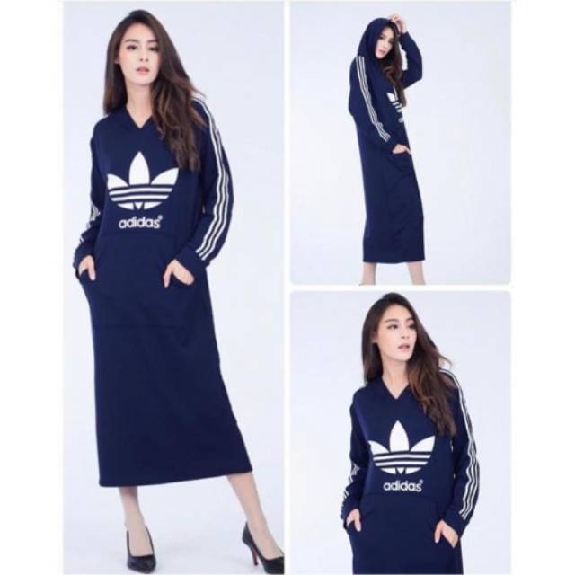 adidas dress with hood