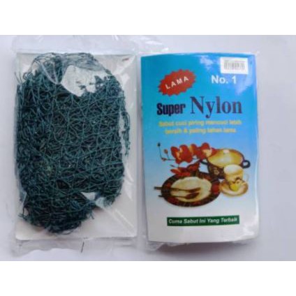 Sabut Cuci Piring Super Nylon bahan Jaring/Jala / Spon cuci piring nilon