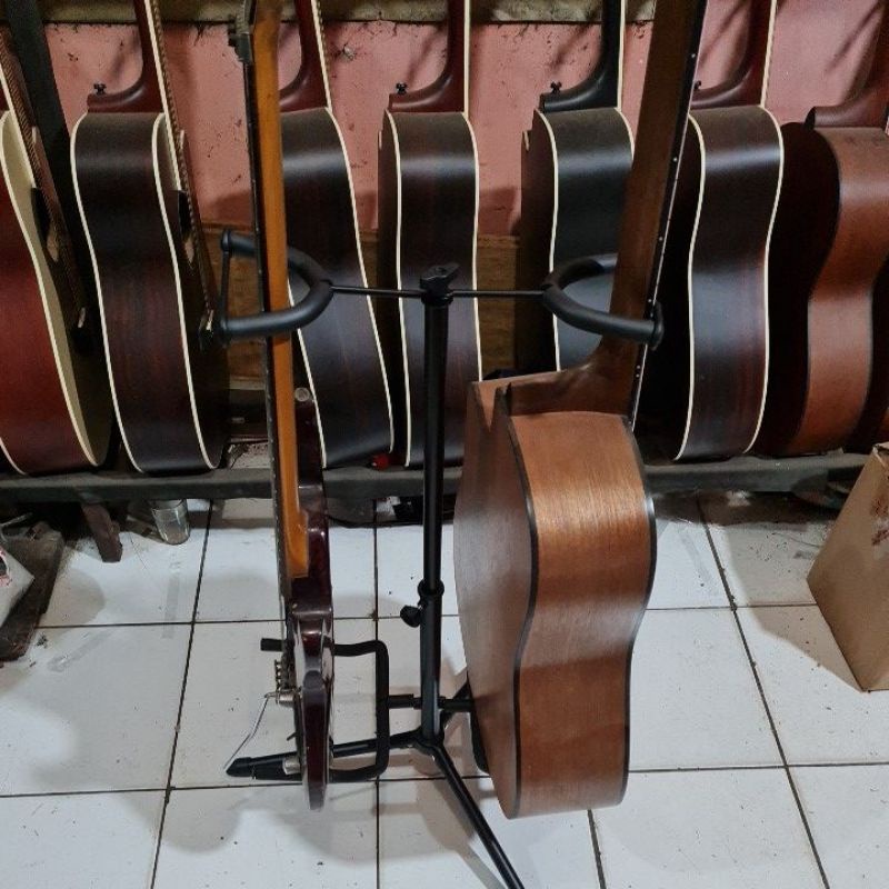 stand stend gitar bass double isi 2