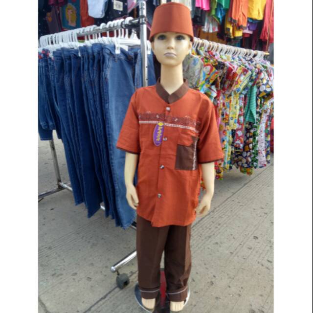 Koko bordir anak laki-laki