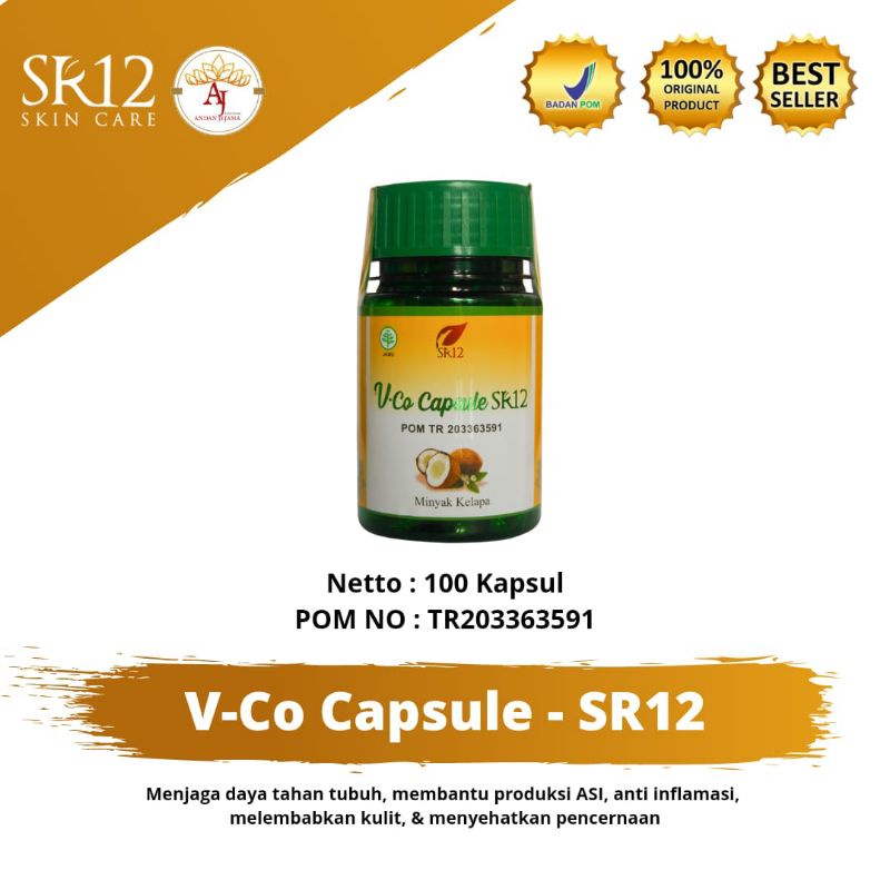 VCO KAPSUL/VCO OIL  SR12 HERBAL SKINCARE