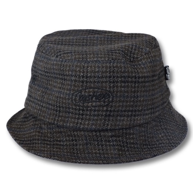 CRUSH EXP Topi Bucket Hat STC0159 - GREY Bucket Motif Flanel Abu