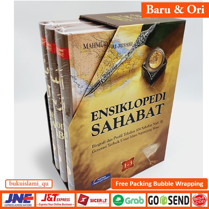 Jual 1 Set Buku Ensiklopedi Sahabat 3 Jilid Lengkap Biografi Dan Profil ...