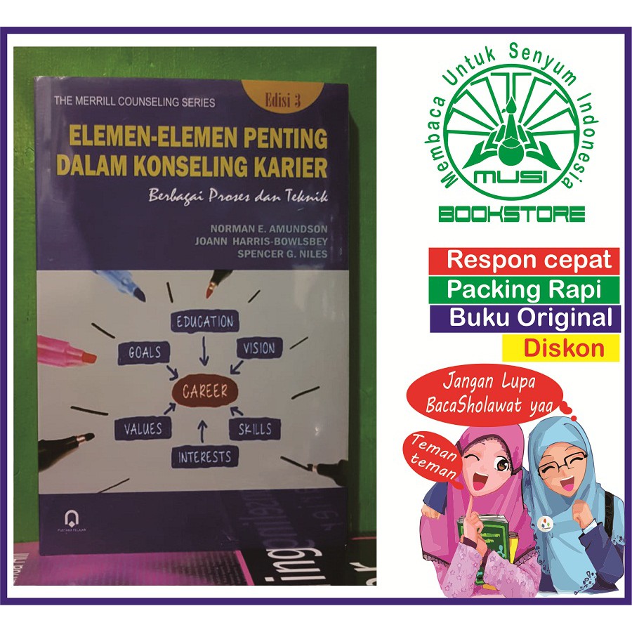 Elemen-Elemen Penting Dalam Konseling Karier Berbagai Proses & Teknik - Norman E Amundson Original