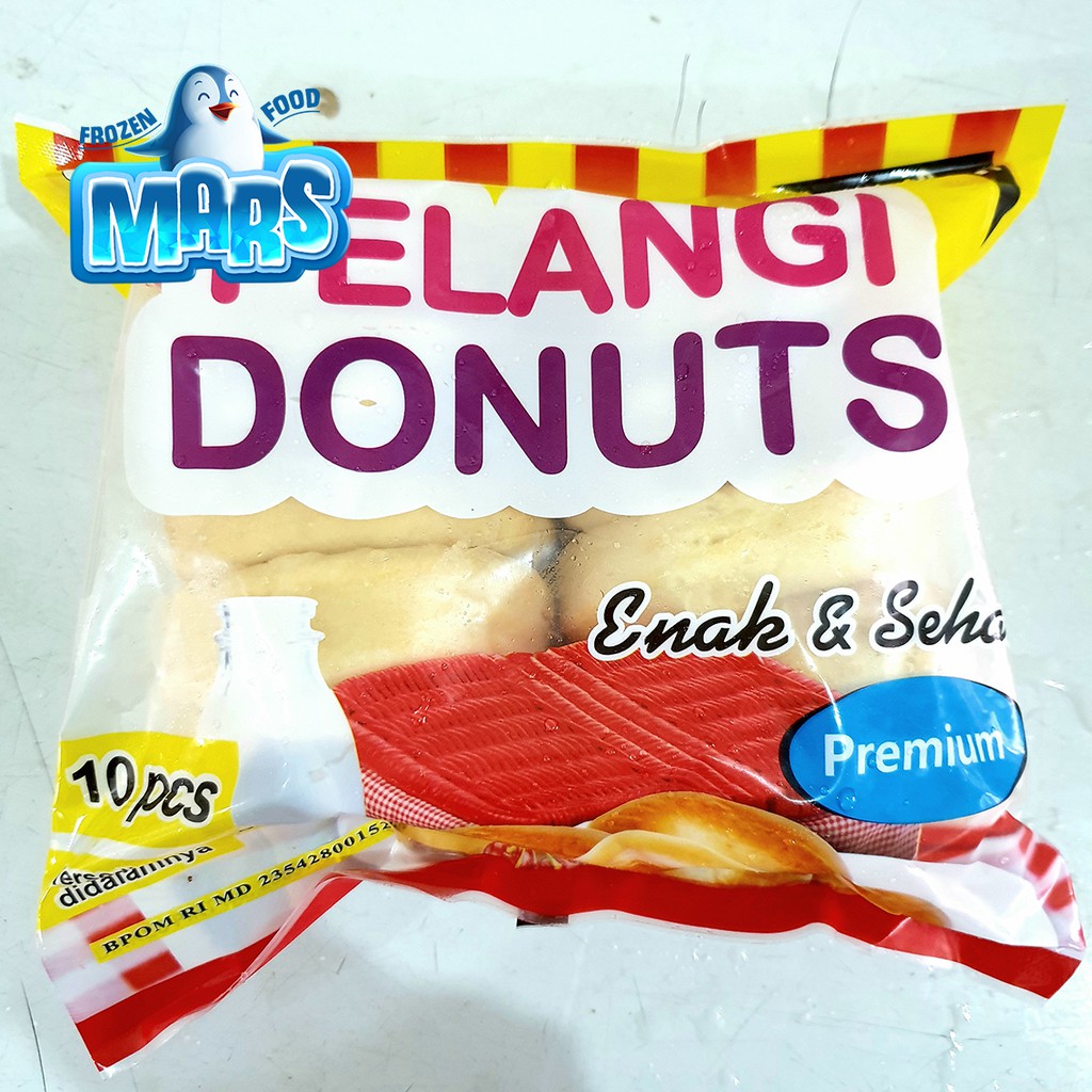 

DONAT PELANGI JUMBO ISI 10 + GULA PUTIH