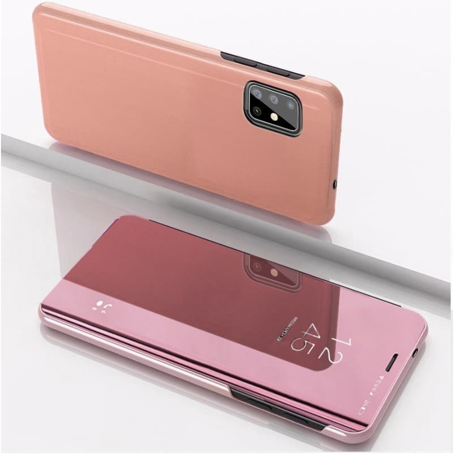 Flip Case Samsung A51 Clear View Standing Mirror Cover