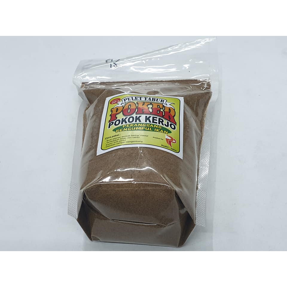 UMPAN / PELET TABUR POKER (POKOK KERJO) 600gram