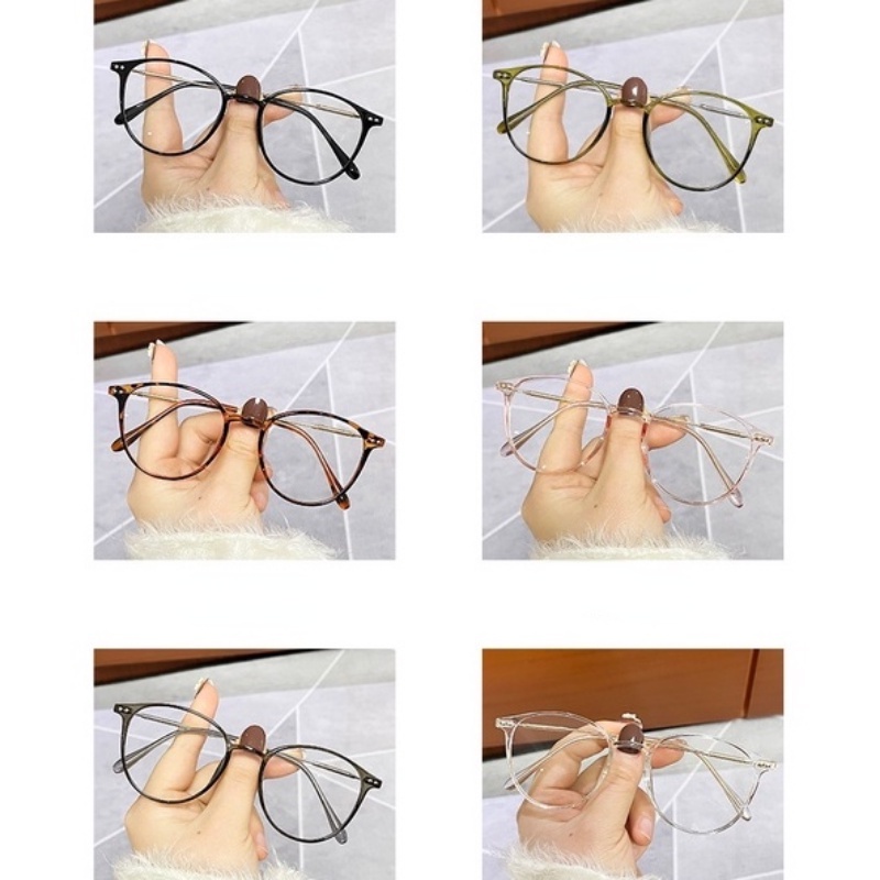 Kacamata Hitam Photochromic Anti Radiasi Bentuk Bulat Warna Abu-Abu Untuk Pria Dan Wanita