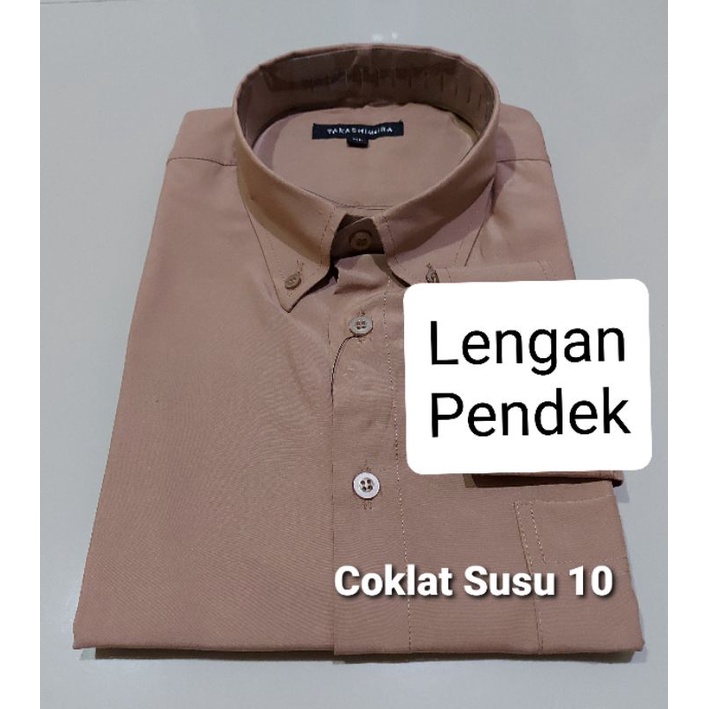 Kemeja Polos Lengan Pendek M L XL XXL XXXL 2XL 3XL - Kemeja Pendek Polos