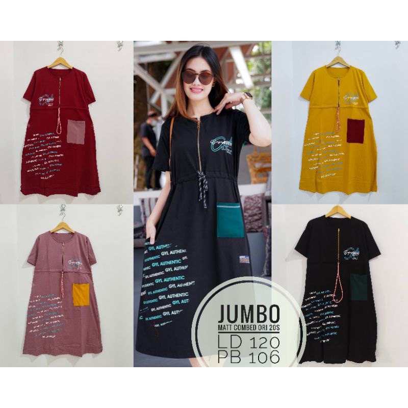 dress jumbo terbaru model gyl