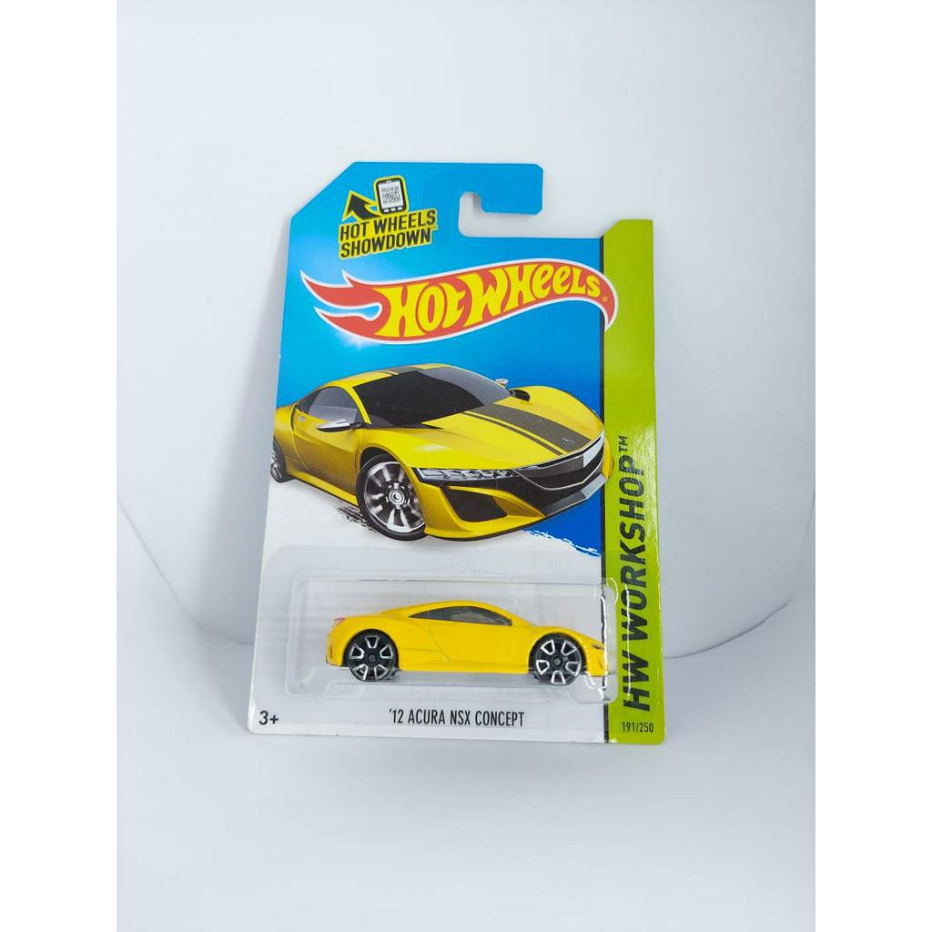 Hot Wheels - 12 Acura NSX Concept Yellow