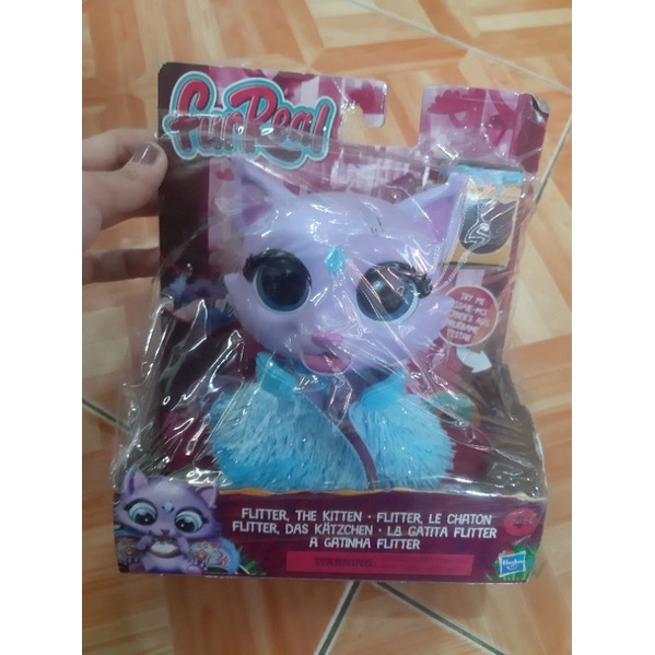 Boneka Fur Real the kitten Purple