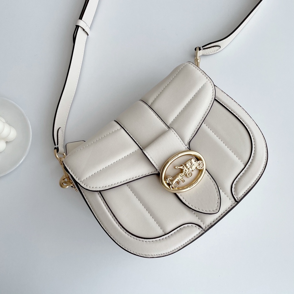 2803 coach saddle bag shoulder bag messenger bag  mab