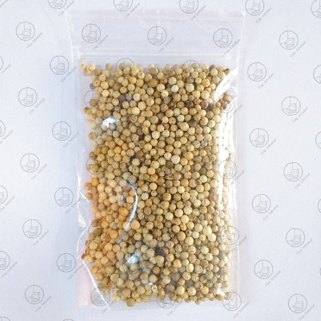 100gr Biji Lada Putih Utuh / Whole White Pepper  / Rempah / JSR 100% PREMIUM QUALITY