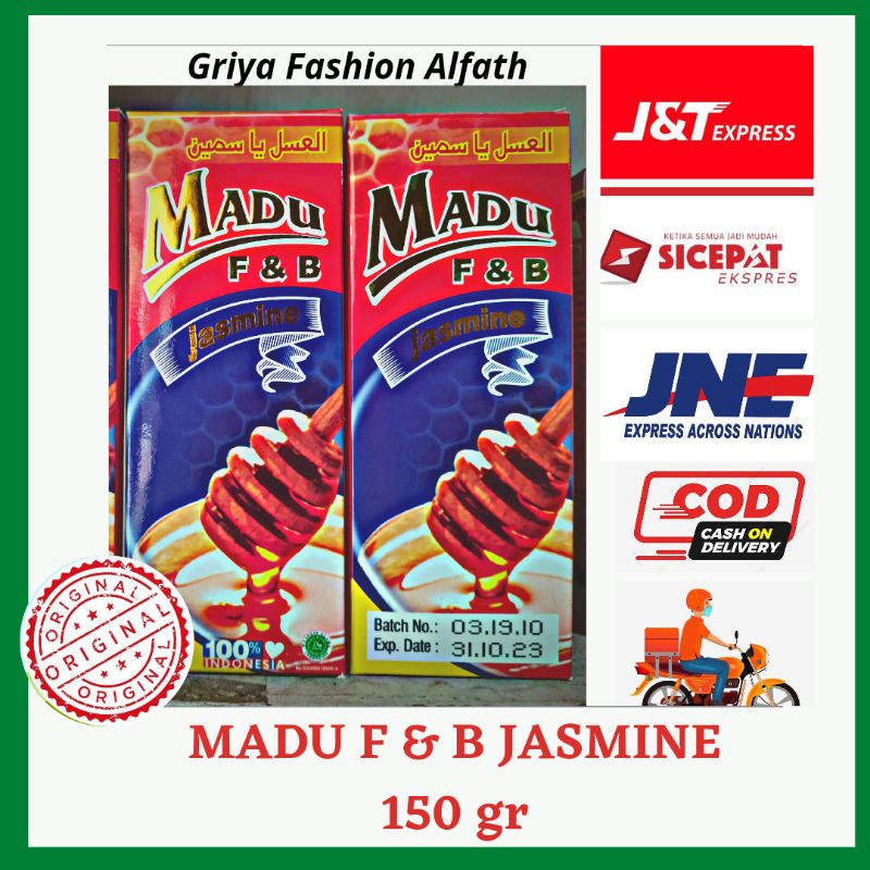 

madu f dan b jasmine | madu filek dan batuk | flek dan batuk | 150 gr