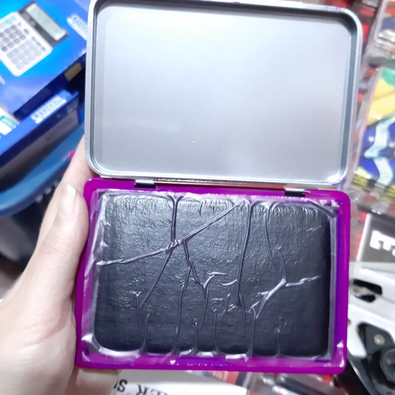 

Yoeker stamp pad isi warna ungu