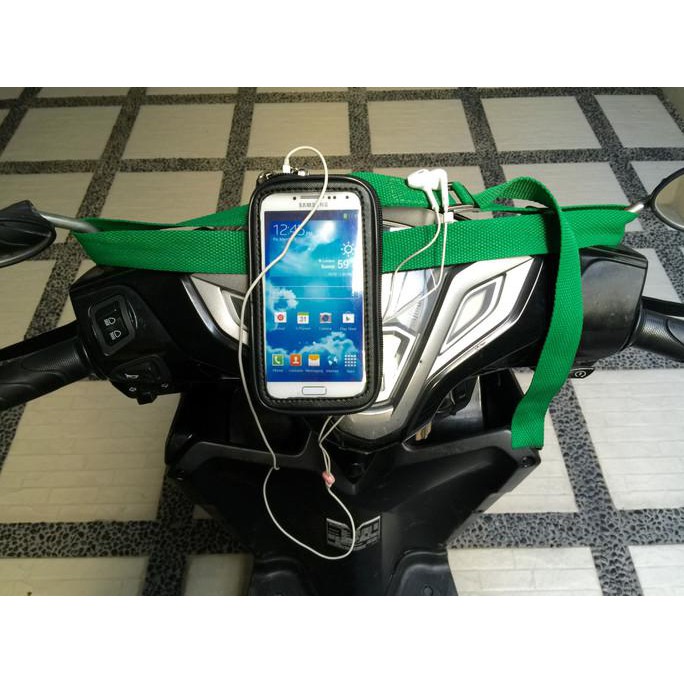 Holder Handphone Sepeda Motor.Holder Motor Posh.Holder Gps Motor.Pouch Diskon
