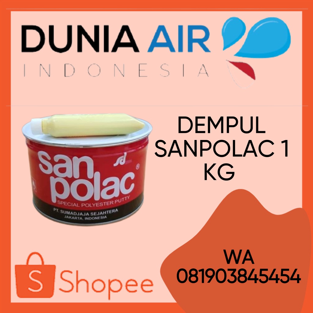 DEMPUL SANPOLAC 1 KG / DEMPUL MOBIL / DEMPUL MOTOR / DEMPUL BESI