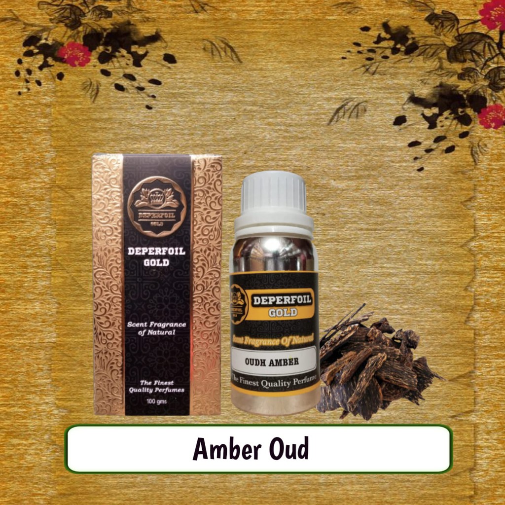 Bibit parfum amber oud gaharu 100ml non alkohol kemasan segel