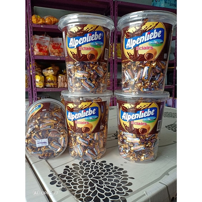 

COKELAT- PERMEN ALPENLIEBE ECLAIRS ISI 100PCS -COKELAT.