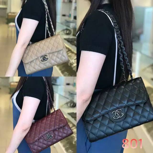 Tas Chanel Murah Tas Rantai Selempang Shoulder Bag Termurah Tas Semi Premium Kw Super Mirror Quality