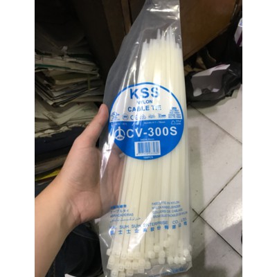 

KABEL TIES 30CM 30CM x 4.8MM CV 300S PUTIH MERK KSS