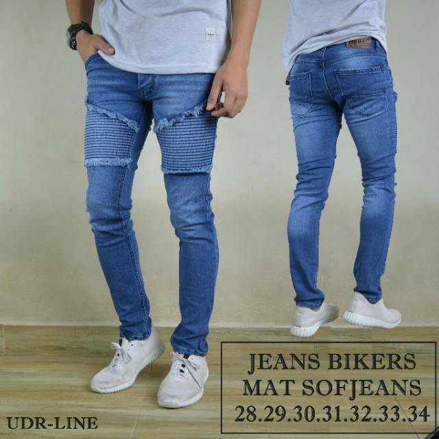 Celan jeans Bikers - Ripped Jeans Bikers terbaru