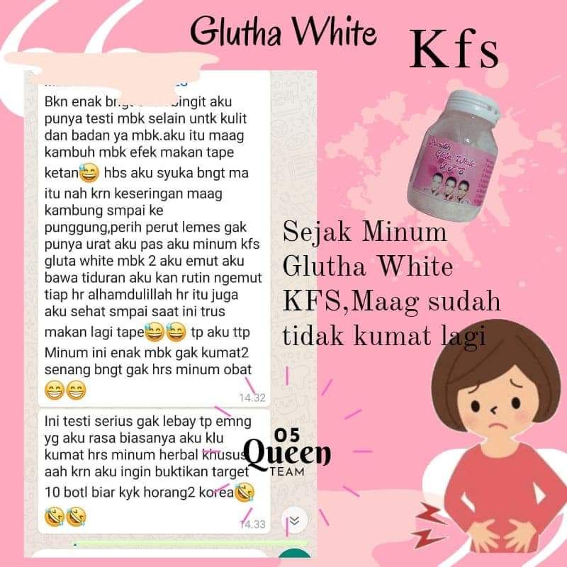 SUSU PEMUTIH KFS GLUTA WHITE AMAN BUAT BUMIL N BUSUI/PEMUTIH BADAN/SUSU COLLAGEN DARI BAHAN ALAMI