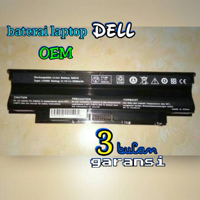 Baterai laptop OEM Dell Inspiron 3420 3520 N4010 N4050 J1KND